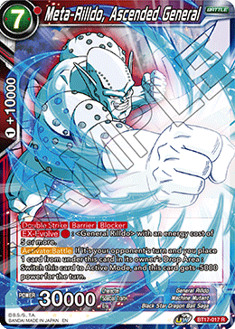 Meta-Rilldo, Ascended General - BT17-017 - Rare (Foil) available at 401 Games Canada