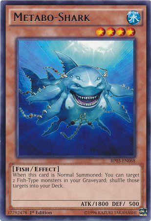 Metabo-Shark (Shatterfoil) - BP03-EN068 - Shatterfoil Rare - 1st Edition available at 401 Games Canada