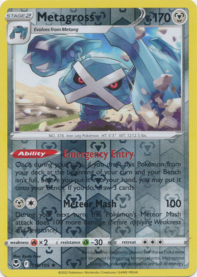 Metagross - 119/195 - Holo Rare - Reverse Holo available at 401 Games Canada