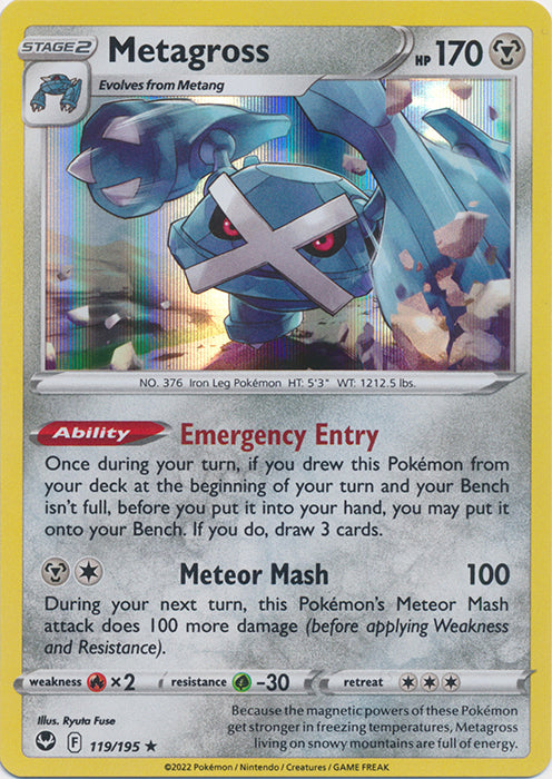 Metagross - 119/195 - Holo Rare available at 401 Games Canada