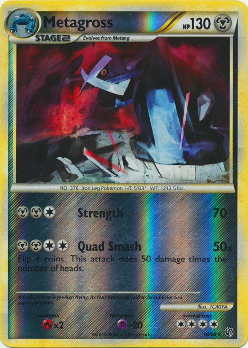 Metagross - 18/90 - Rare - Reverse Holo available at 401 Games Canada