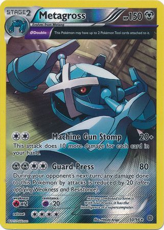 Metagross - 50/98 - Rare - Reverse Holo available at 401 Games Canada