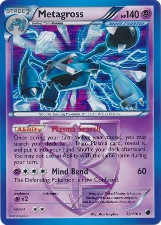 Metagross - 52/116 - Holo Rare available at 401 Games Canada