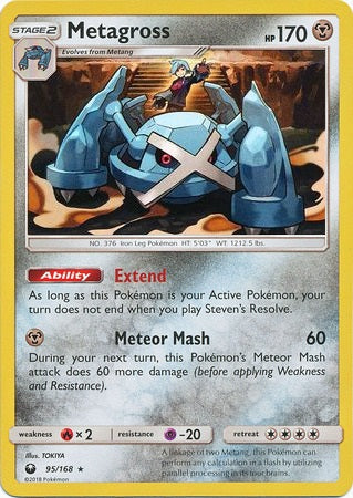 Metagross - 95/168 - Rare - Theme Deck Exclusive available at 401 Games Canada