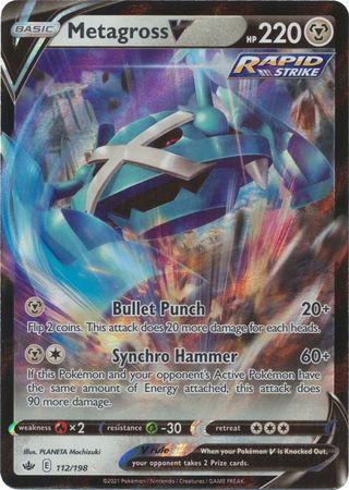 Metagross V - 112/198 - Ultra Rare available at 401 Games Canada