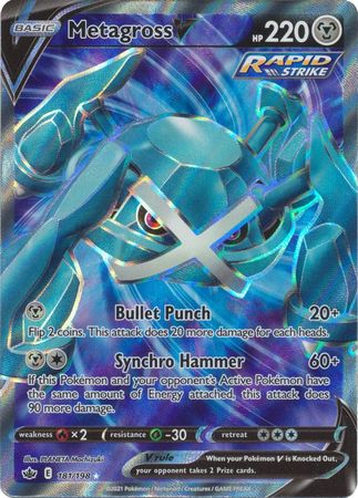 Metagross V - 181/198 - Full Art Ultra Rare available at 401 Games Canada