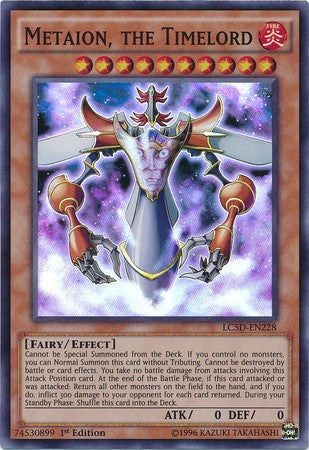 Metaion, the Timelord - LC5D-EN228 - Super Rare - 1st Edition available at 401 Games Canada