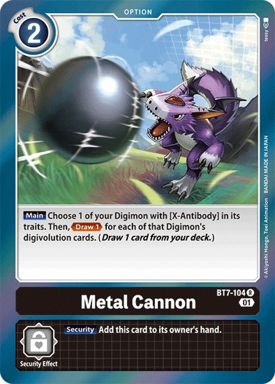 Metal Cannon - BT7-104 - Rare available at 401 Games Canada