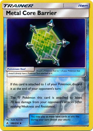 Metal Core Barrier - 180/214 - Uncommon - Reverse Holo available at 401 Games Canada