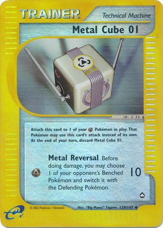 Metal Cube 01 - 129/147 - Uncommon - Reverse Holo available at 401 Games Canada