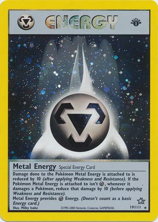 401 Games Canada - Metal Energy - 19/111 - Holo - 1st Edition 401 Games Canada - Metal Energy - 19/111 - Holo - 1st Edition