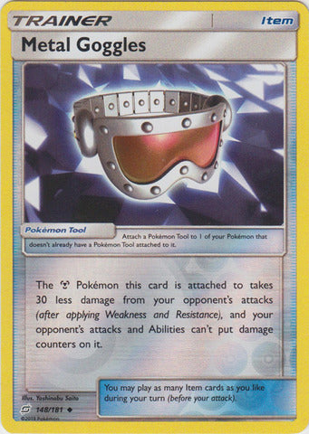 Metal Goggles - 148/181 - Uncommon - Reverse Holo available at 401 Games Canada