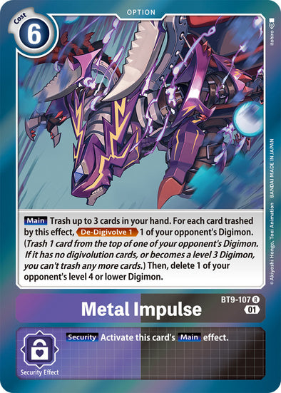 Metal Impulse - BT9-107 - Rare available at 401 Games Canada