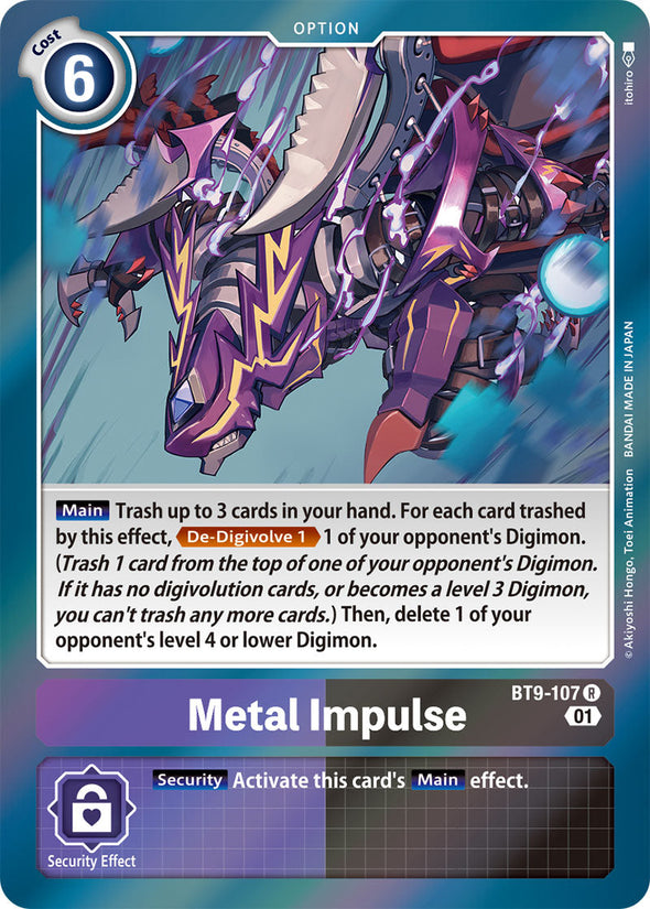 Metal Impulse - BT9-107 - Rare available at 401 Games Canada