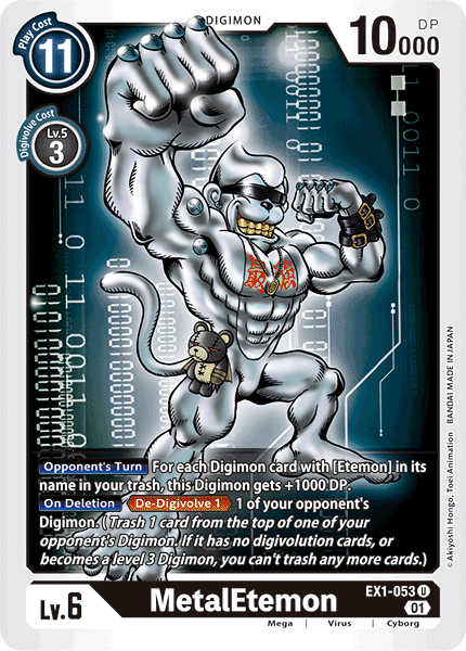 MetalEtemon - EX1-053 - Uncommon available at 401 Games Canada