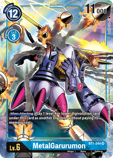 MetalGarurumon (Alternate Art) - BT1-044 - Super Rare available at 401 Games Canada