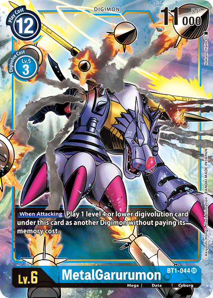 MetalGarurumon (Alternate Art) - BT1-044 - Super Rare available at 401 Games Canada