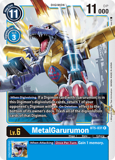 MetalGarurumon - BT5-031 - Rare available at 401 Games Canada