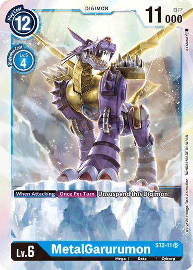 MetalGarurumon - ST2-11 - Super Rare available at 401 Games Canada