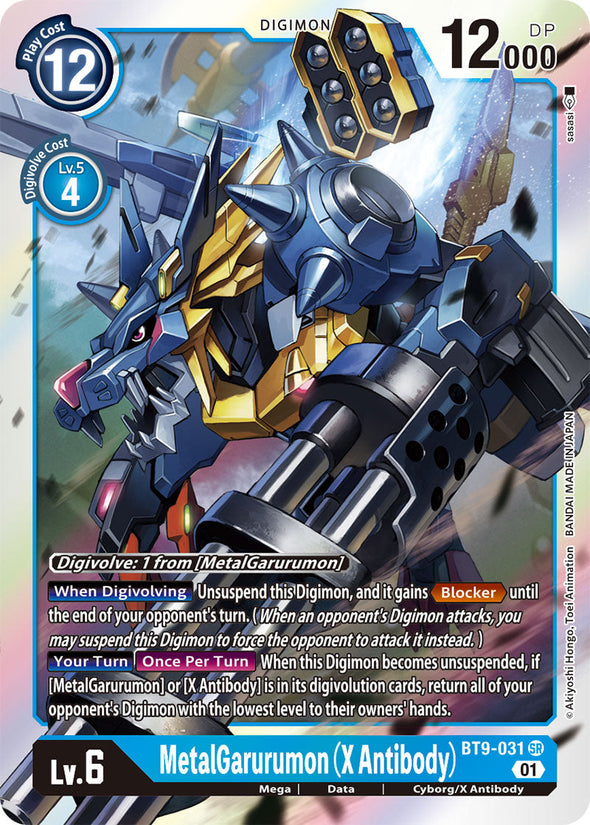 MetalGarurumon (X Antibody) - BT9-031 - Super Rare available at 401 Games Canada