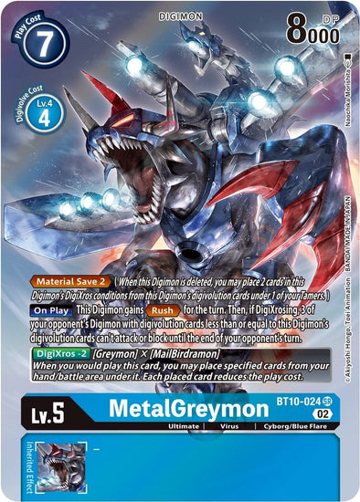 MetalGreymon (Alternate Art) - BT10-024 - Super Rare available at 401 Games Canada