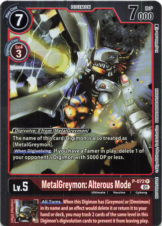 MetalGreymon: Alterous Mode - P-072 - Promo (Foil) available at 401 Games Canada