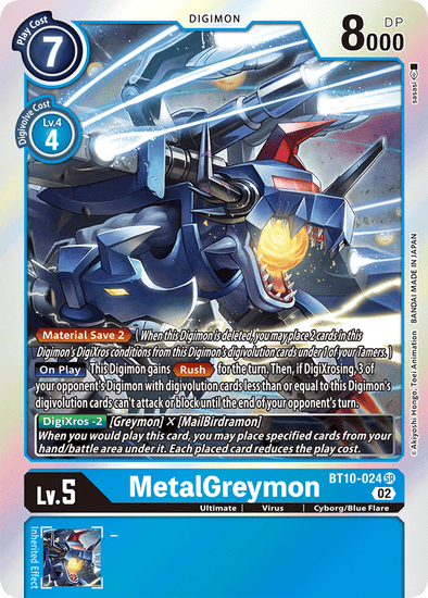 MetalGreymon - BT10-024 - Super Rare available at 401 Games Canada