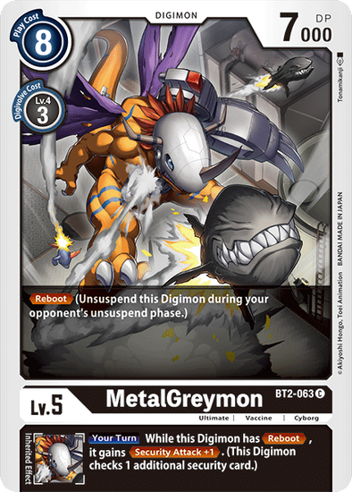 MetalGreymon - BT2-063 - Common available at 401 Games Canada