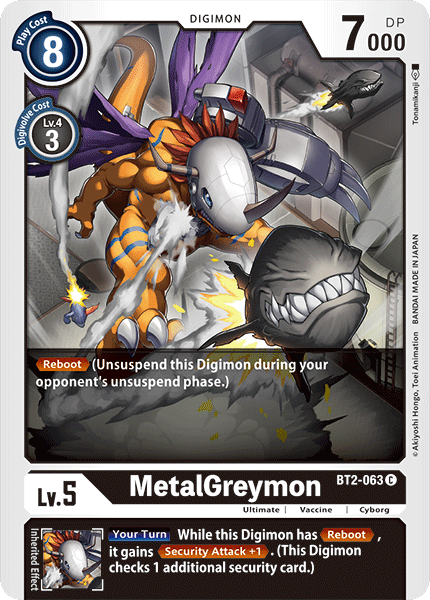 MetalGreymon - BT2-063 - Common available at 401 Games Canada