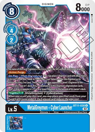 MetalGreymon + Cyber Launcher - BT11-030 - Uncommon available at 401 Games Canada