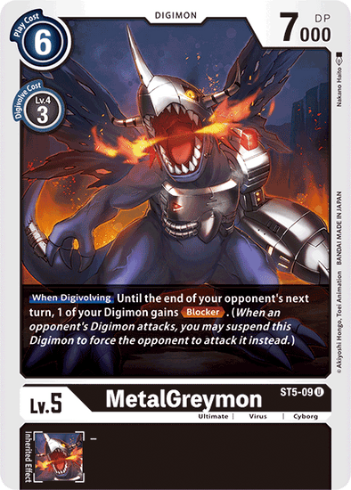 MetalGreymon - ST5-09 - Uncommon available at 401 Games Canada