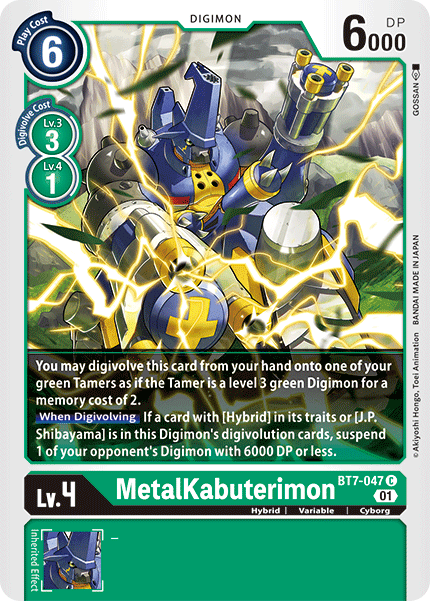 MetalKabuterimon - BT7-047 - Common available at 401 Games Canada