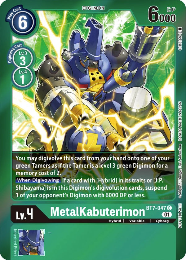 MetalKabuterimon (Event Pack 3) - BT7-047 - Common available at 401 Games Canada