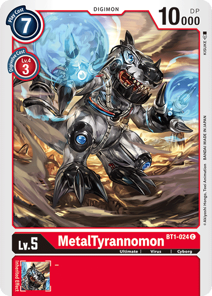 MetalTyrannomon - BT1-024 - Common available at 401 Games Canada