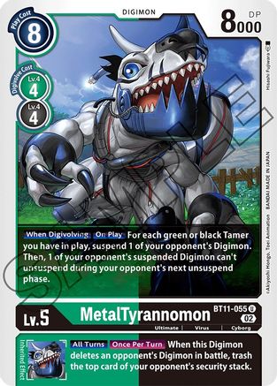 MetalTyrannomon - BT11-055 - Uncommon available at 401 Games Canada