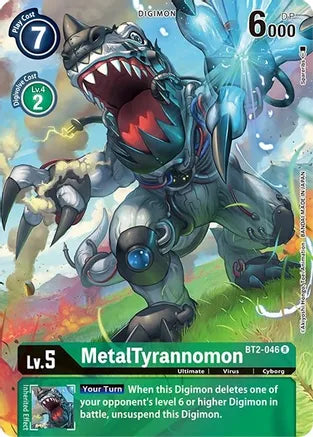 MetalTyrannomon (BT11 Alternate Art) - BT2-046 - Rare available at 401 Games Canada