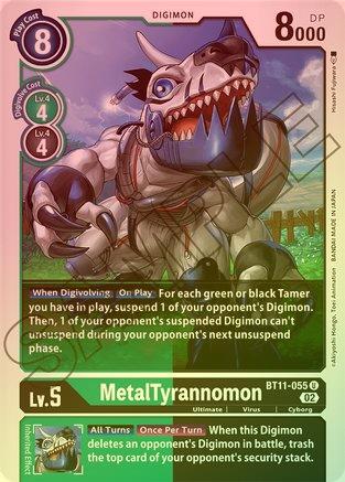 MetalTyrannomon (Foil) - BT11-055 - Uncommon available at 401 Games Canada