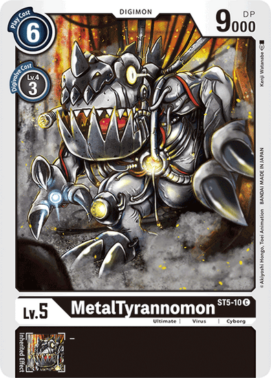 MetalTyrannomon - ST5-10 - Common available at 401 Games Canada