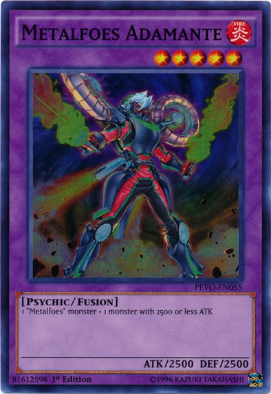 Metalfoes Adamante - PEVO-EN055 - Super Rare - 1st Edition available at 401 Games Canada