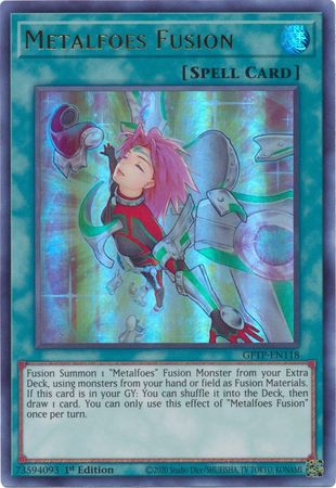 Metalfoes Fusion - GFTP-EN118 - Ultra Rare - 1st Edition available at 401 Games Canada
