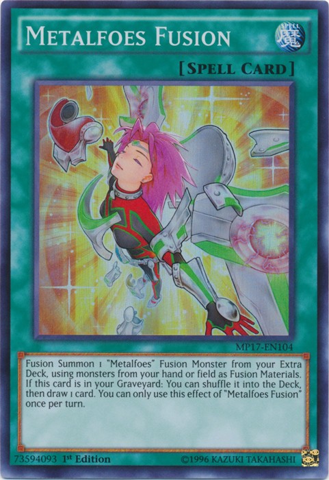 Metalfoes Fusion - MP17-EN104 - Super Rare - 1st Edition available at 401 Games Canada