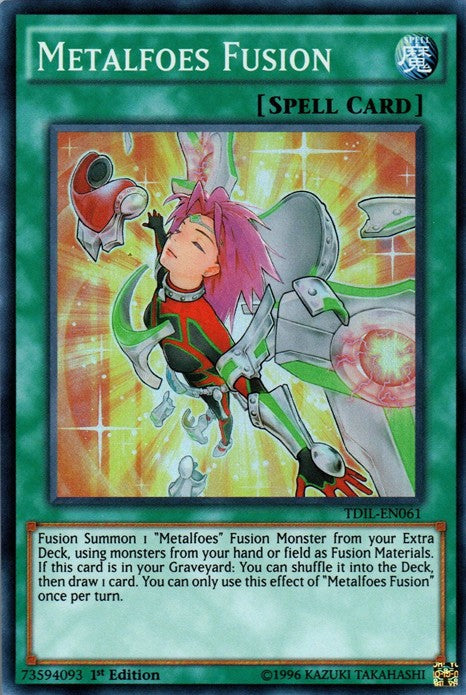 Metalfoes Fusion - TDIL-EN061 - Super Rare - 1st Edition available at 401 Games Canada