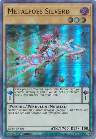 Metalfoes Silverd - GFTP-EN101 - Ultra Rare - 1st Edition available at 401 Games Canada