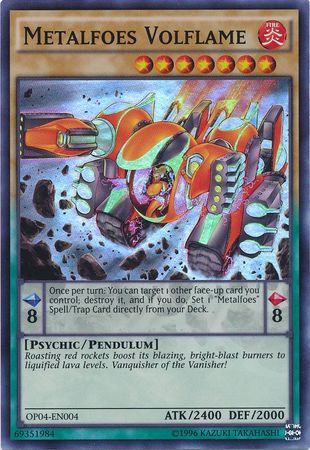 Metalfoes Volflame - OP04-EN004 - Super Rare available at 401 Games Canada