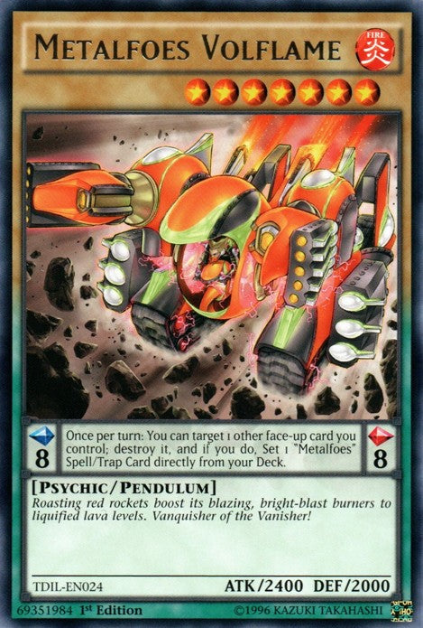 Metalfoes Volflame - TDIL-EN024 - Rare - 1st Edition available at 401 Games Canada