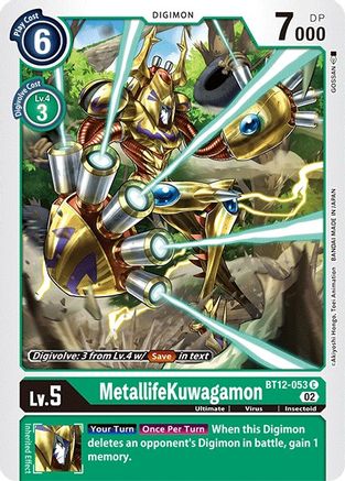 MetallifeKuwagamon - BT12-053 - Common available at 401 Games Canada