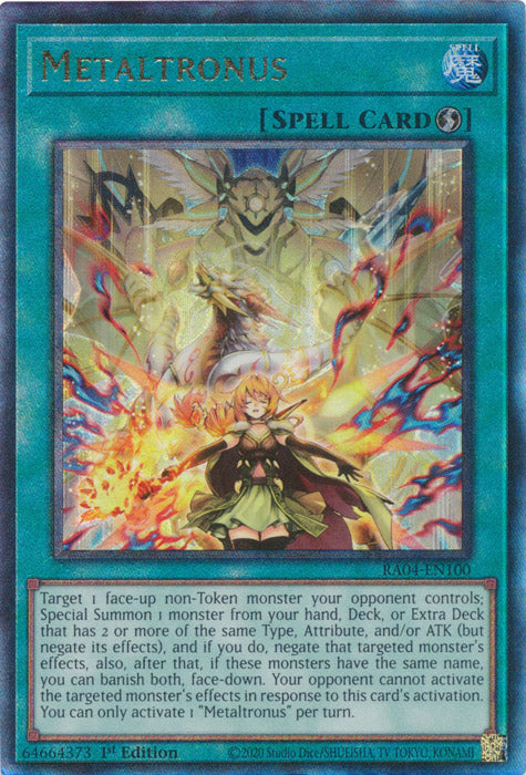 Metaltronus (PUR) - RA04-EN100 - Prismatic Ultimate Rare - 1st Edition