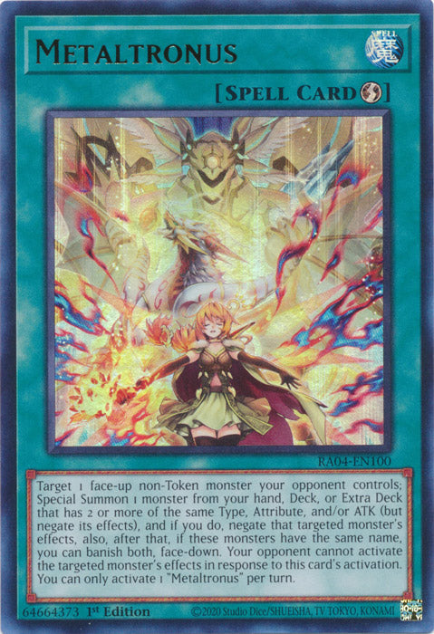 Metaltronus (UR) - RA04-EN100 - Ultra Rare - 1st Edition
