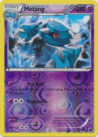 Metang - 51/116 - Uncommon - Reverse Holo available at 401 Games Canada