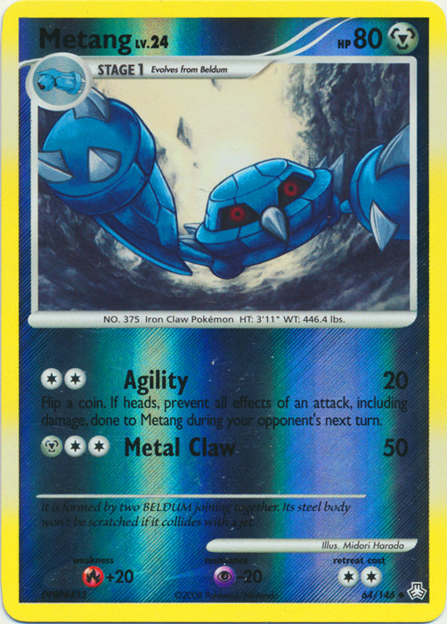 Metang - 64/146 - Uncommon - Reverse Holo available at 401 Games Canada